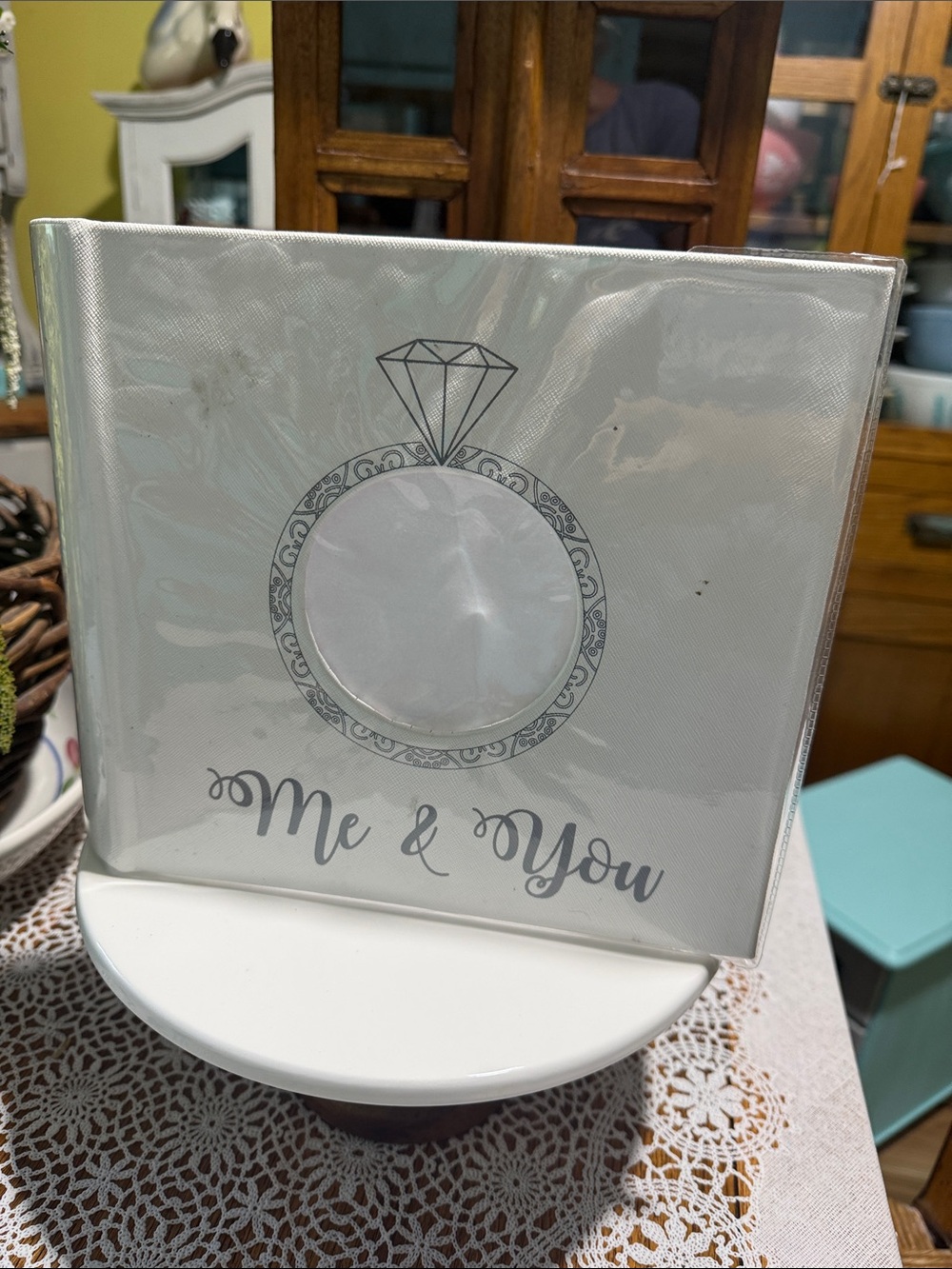 Me & You Silver Ring wedding Photo Album